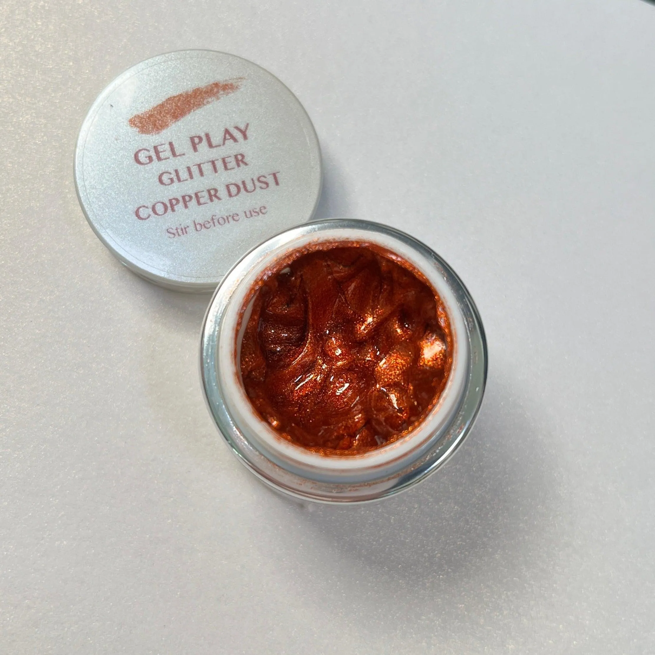 Akzentz Gel Play - Glitter Copper Dust