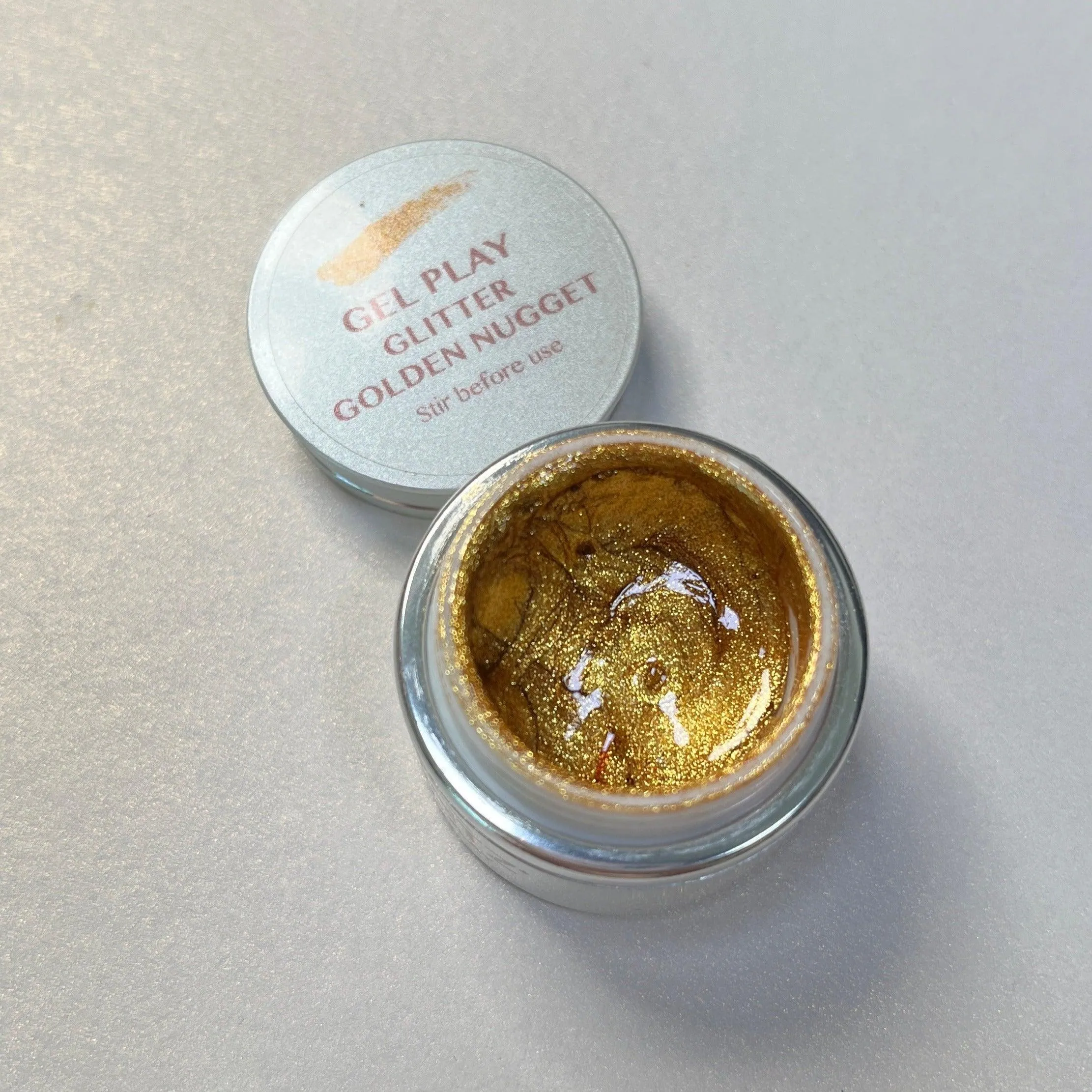 Akzentz Gel Play - Glitter Golden Nugget