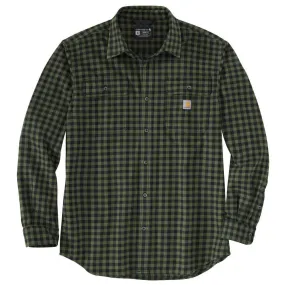 Carhartt Men's Loose Fit Heavyweight Flannel LS Plaid Shirt