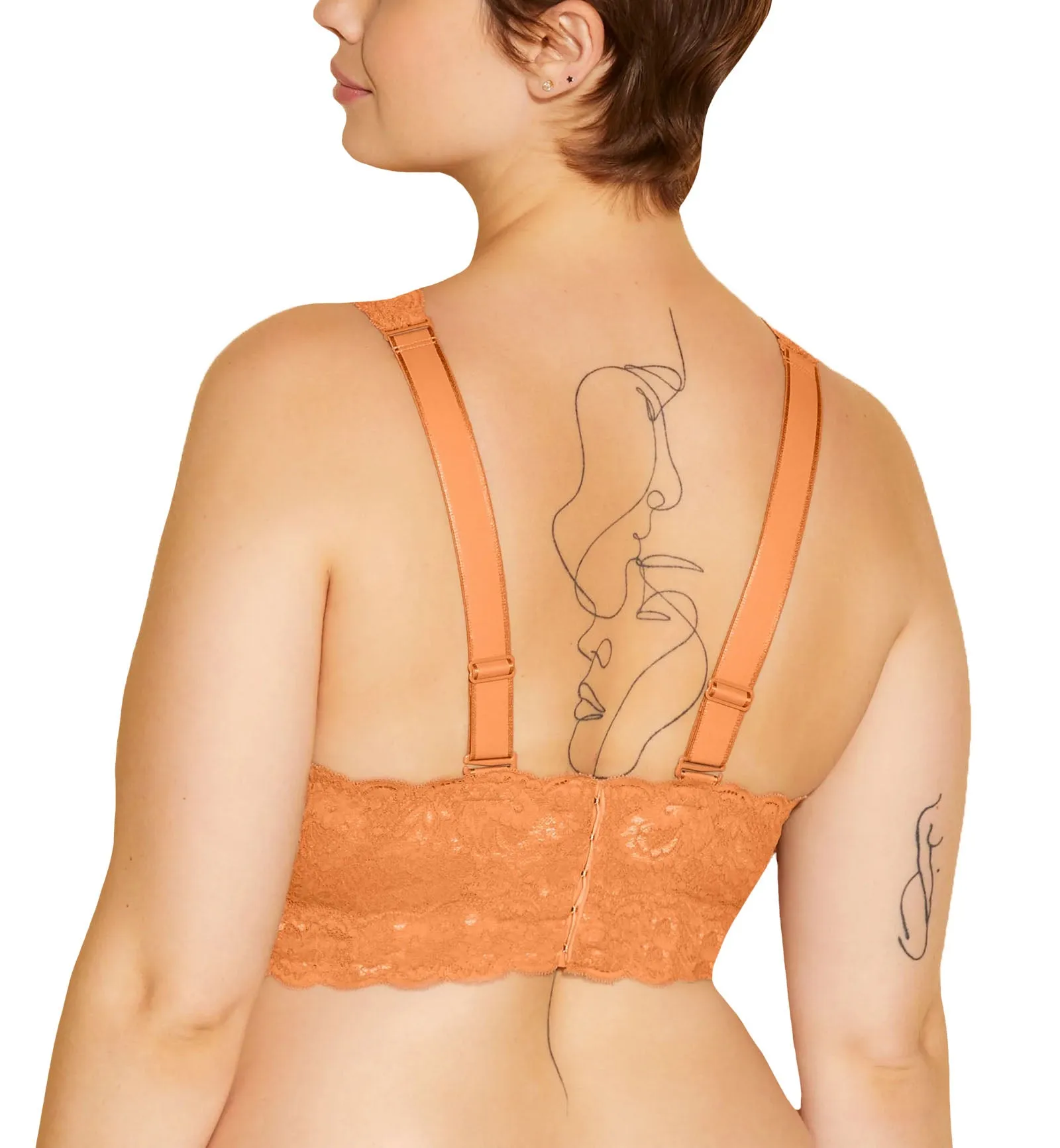 Cosabella Never Say Never SUPER CURVY Plungie Longline Bralette (NEVER1389) - Garcinia