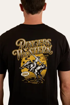 Cowboys can dance Mens Loose Fit T-Shirt - Black & Gold