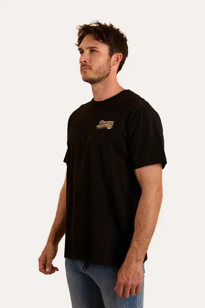 Cowboys can dance Mens Loose Fit T-Shirt - Black & Gold