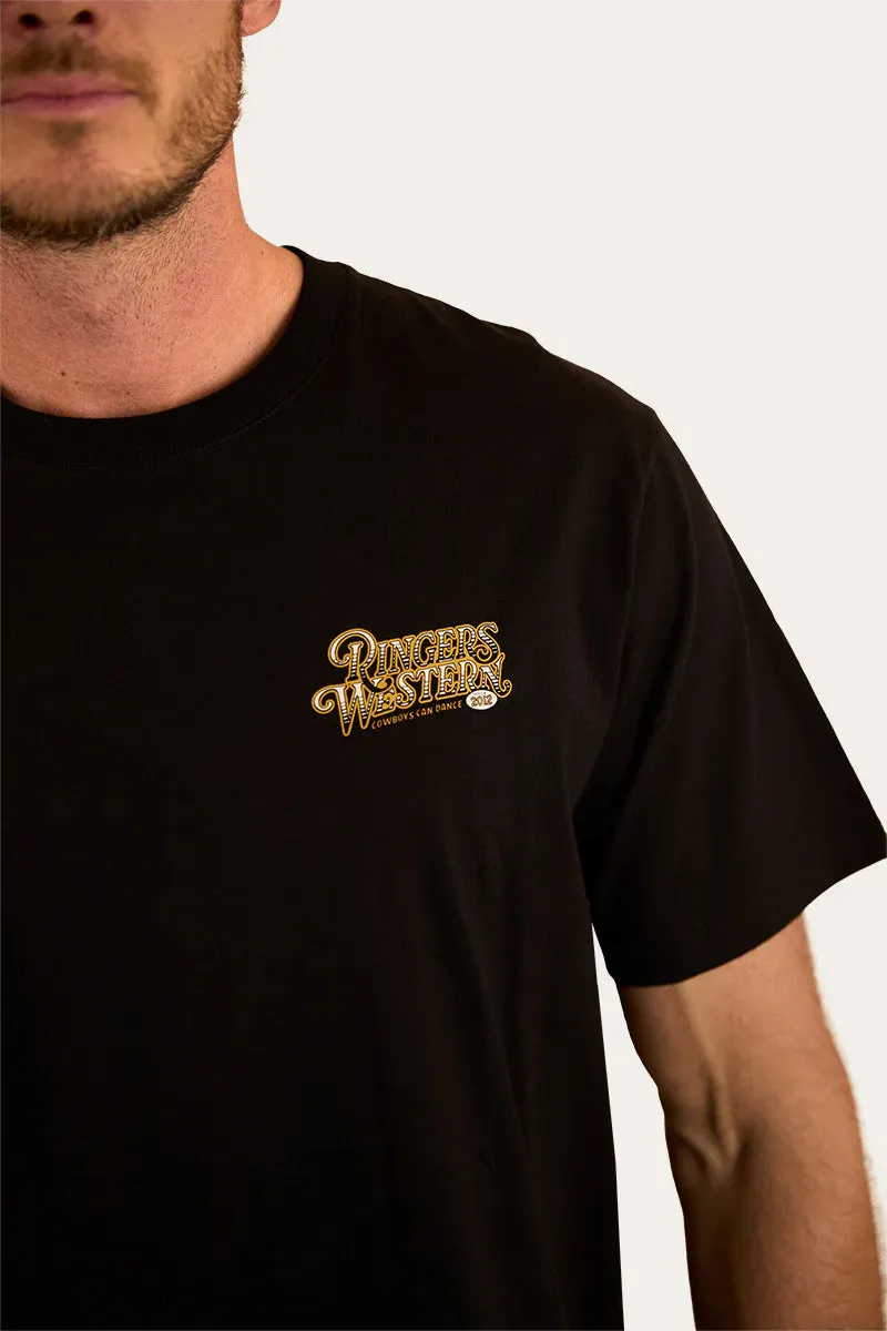 Cowboys can dance Mens Loose Fit T-Shirt - Black & Gold