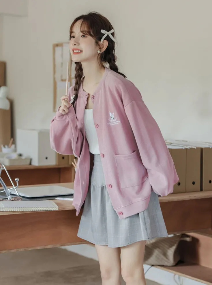 Drop Loose Dusty Jacket Shoulder Sleeve Pink Fit
