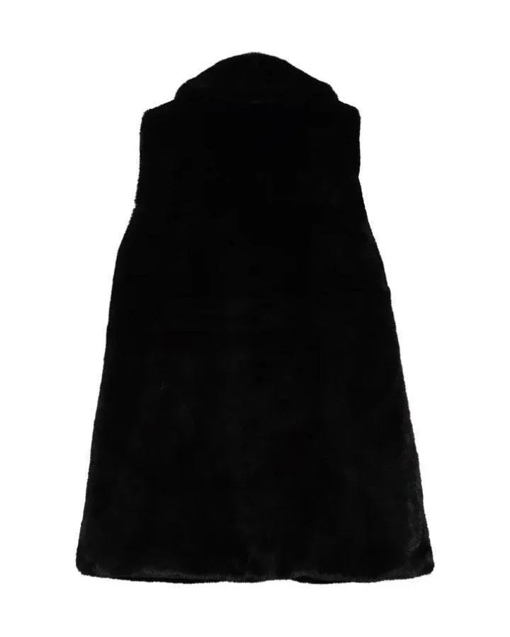 Echo Sheared Faux Mink Longline Vest