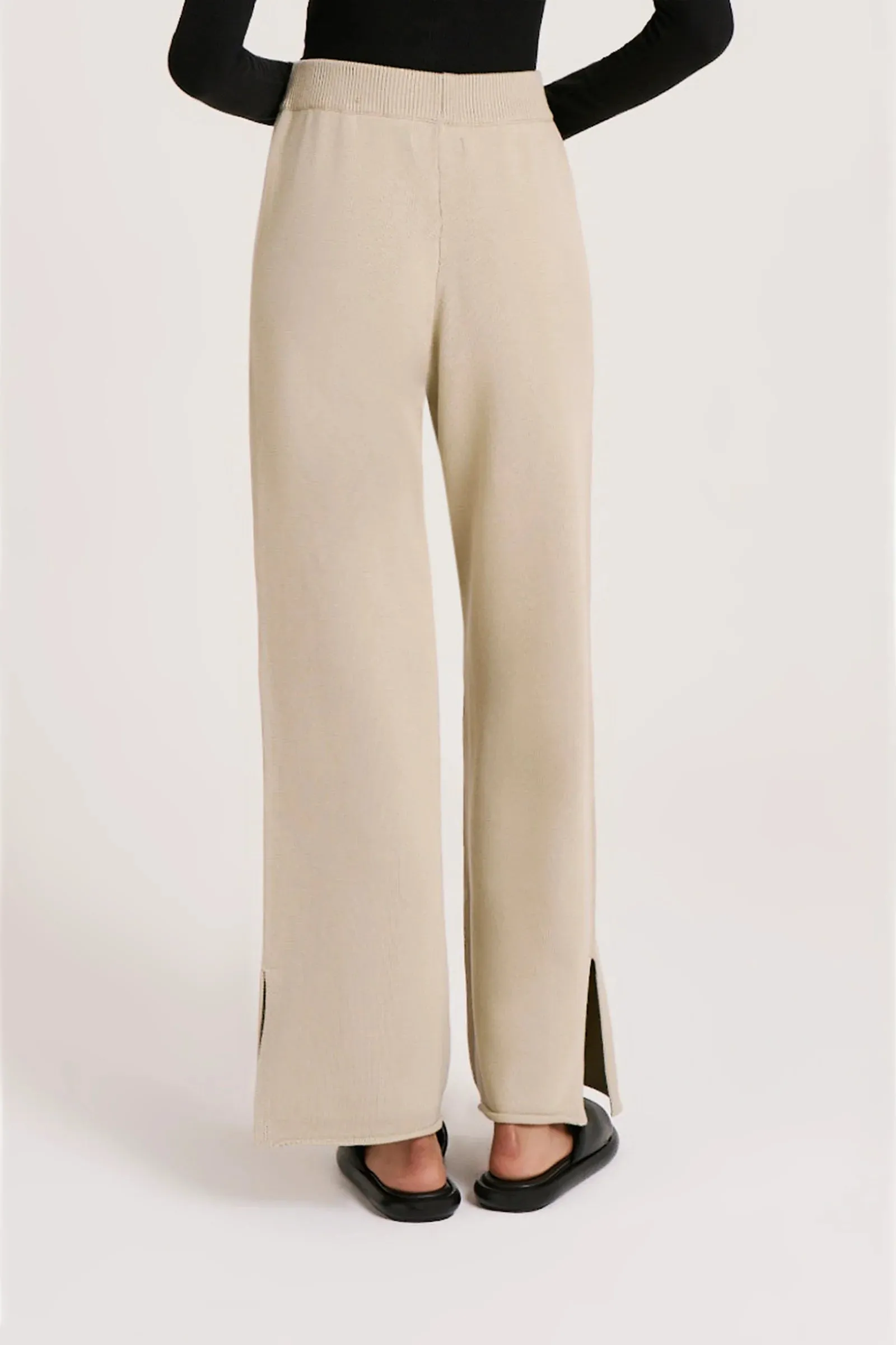 LILOU KNIT PANT | CUCUMBER