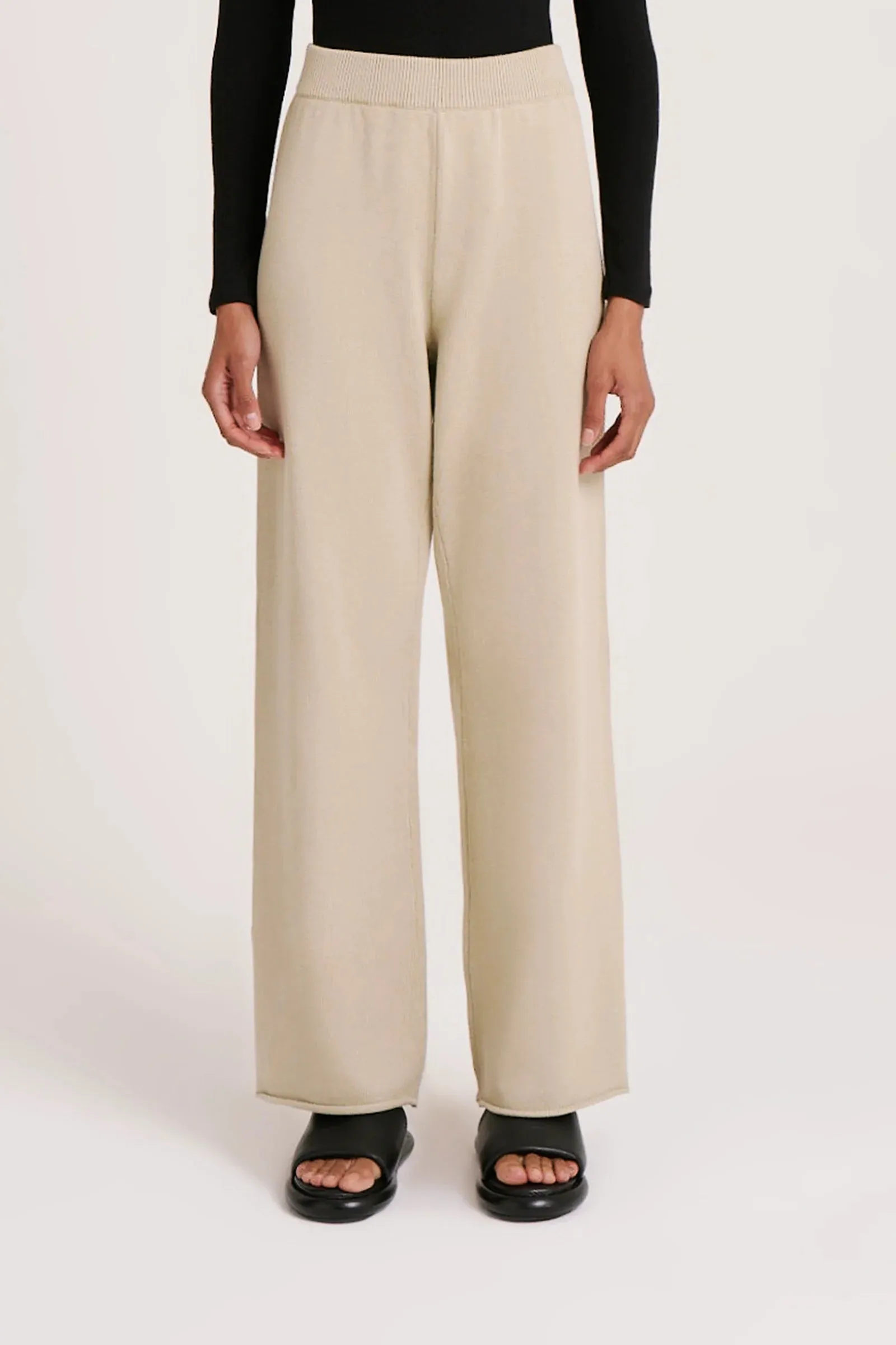 LILOU KNIT PANT | CUCUMBER