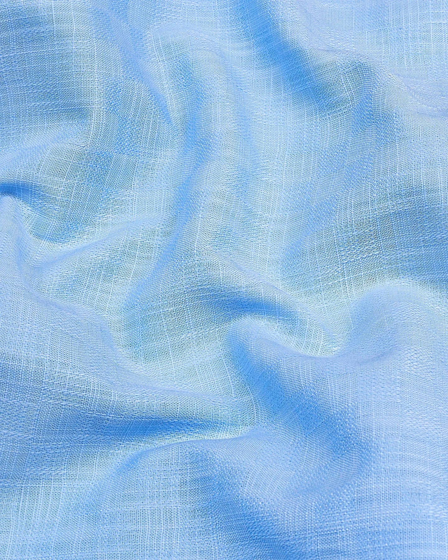 Liza SkyBlue Amsler Dobby Cotton Solid Shirt