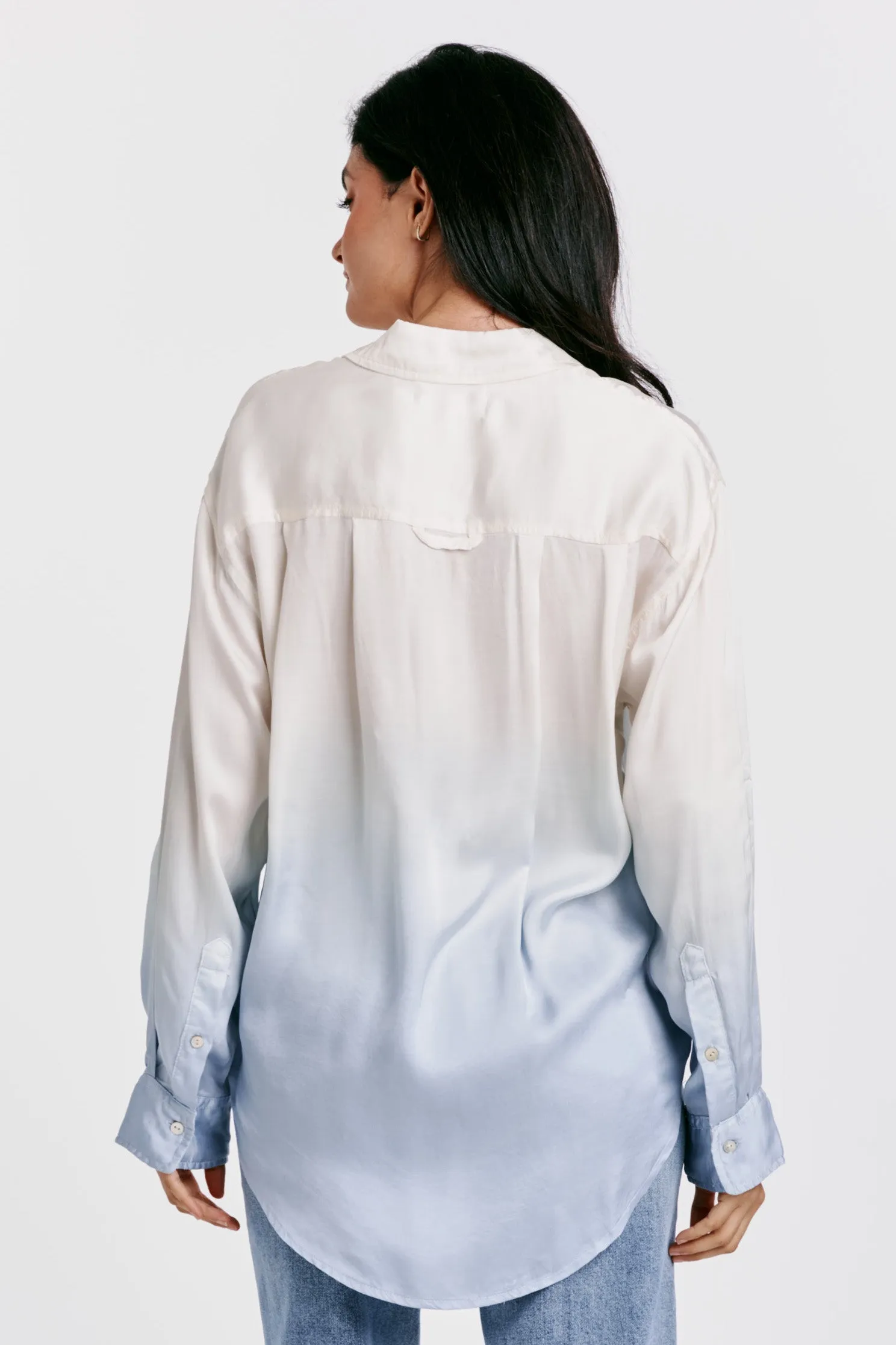 Lola Waterfall Ombre Blouse - FINAL SALE