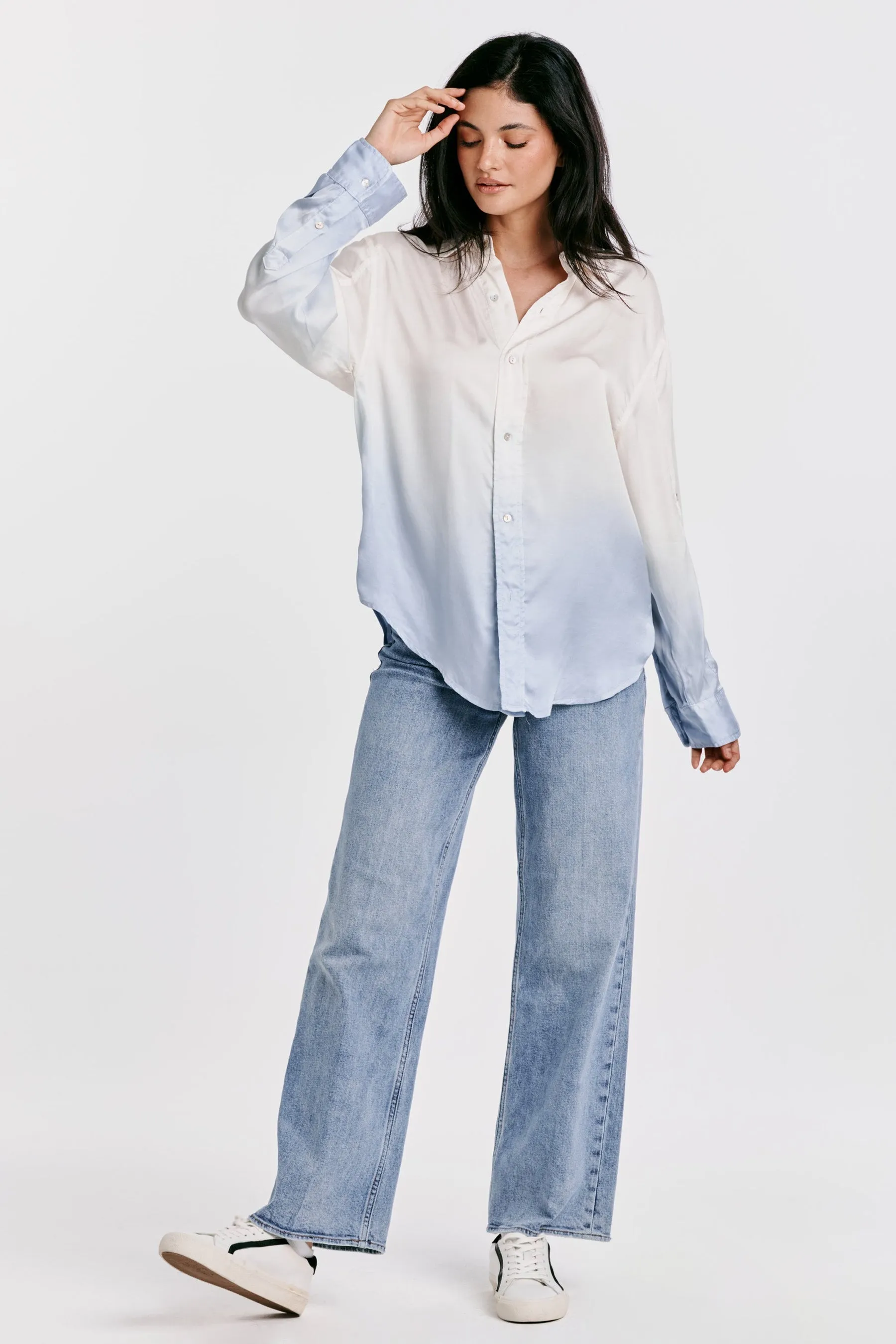 Lola Waterfall Ombre Blouse - FINAL SALE