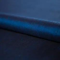 Long Nehru Jacket in Midnight Blue