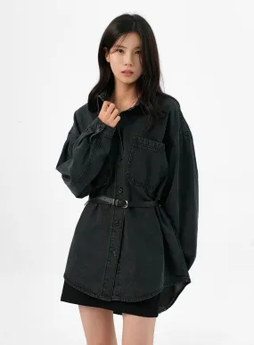 Loose-Fit Denim Shirt OG327