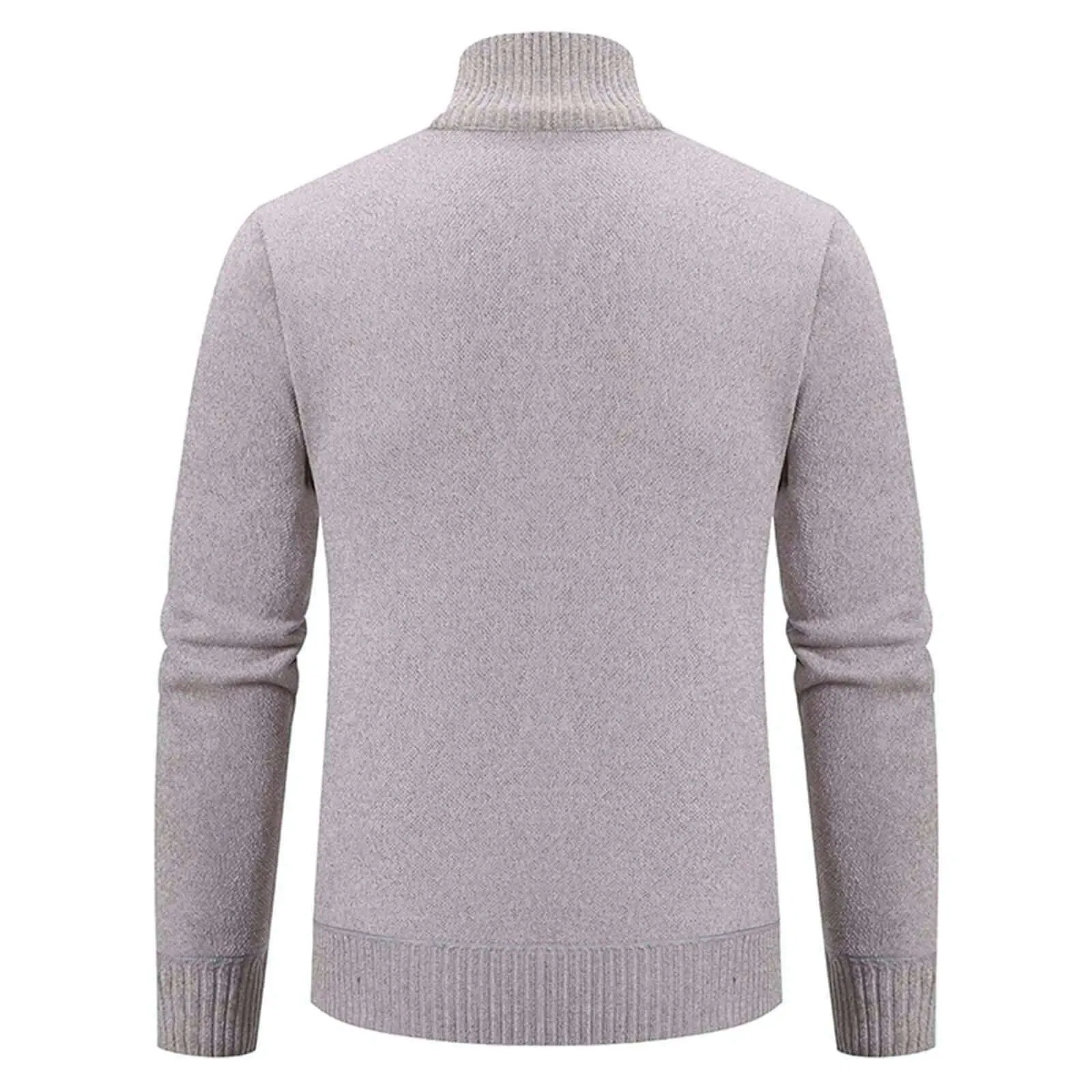 Men's Cozy Knitted Zip-Up Jacket