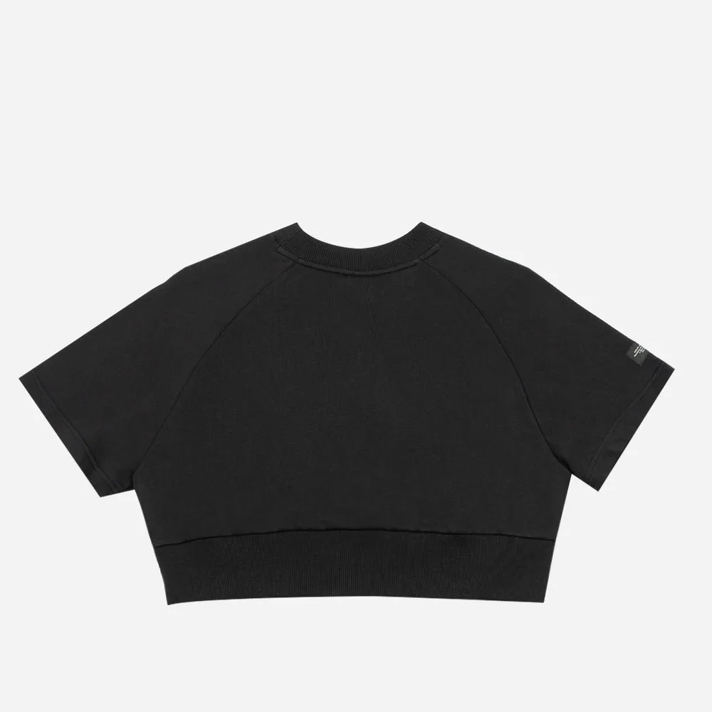 Áo Thun Crop-Top Nữ Fila Varsity Loose Fit - Đen