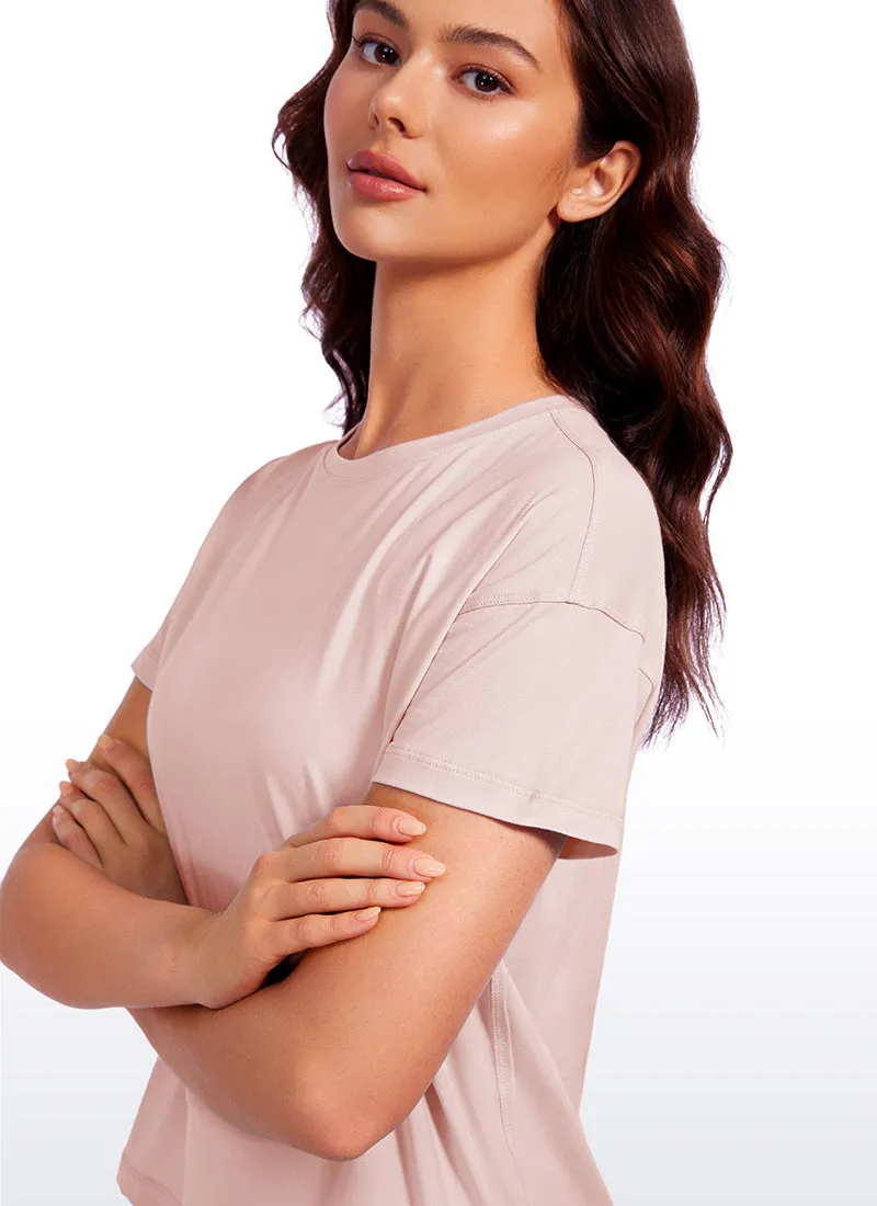 Pima Cotton Short Sleeves Loose Fit