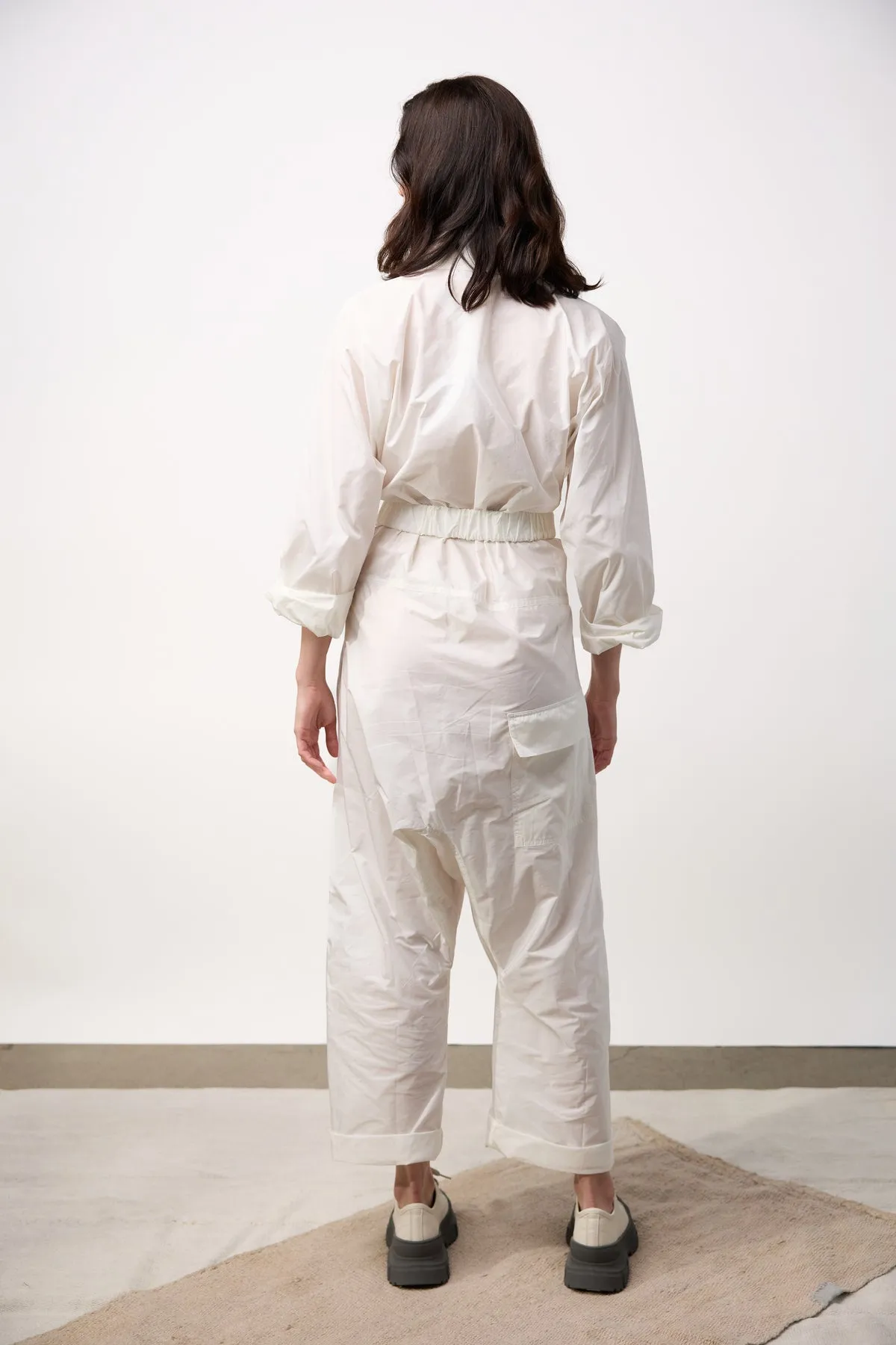 Plateau Loose Fit Jumpsuit - Snow