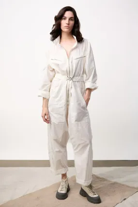 Plateau Loose Fit Jumpsuit - Snow