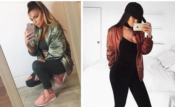 Popular Trendy Zipper Short Women Personality Jacket