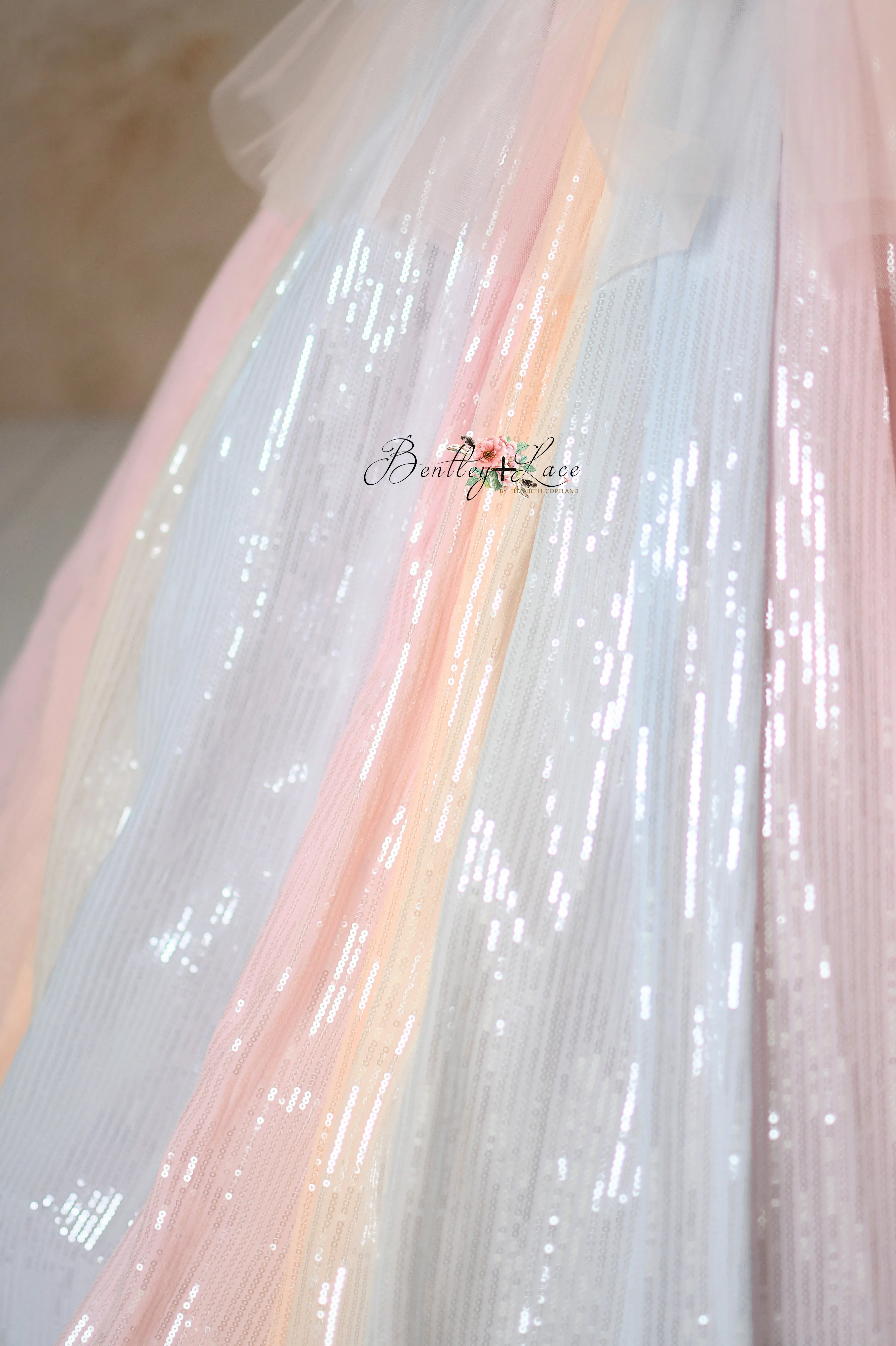 "Aurora Gleam" - Floor Length Gown - (6-7 year)