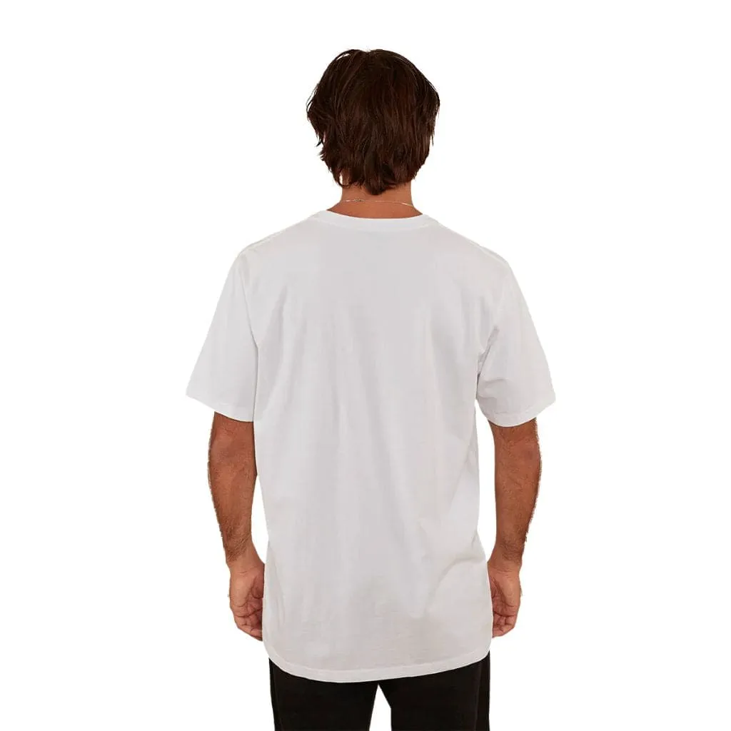 RINGERS WESTERN MENS MONTVILLE LOOSE FIT TSHIRT WHITE