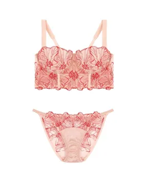 Rosa Longline Bra & Ouvert Brief