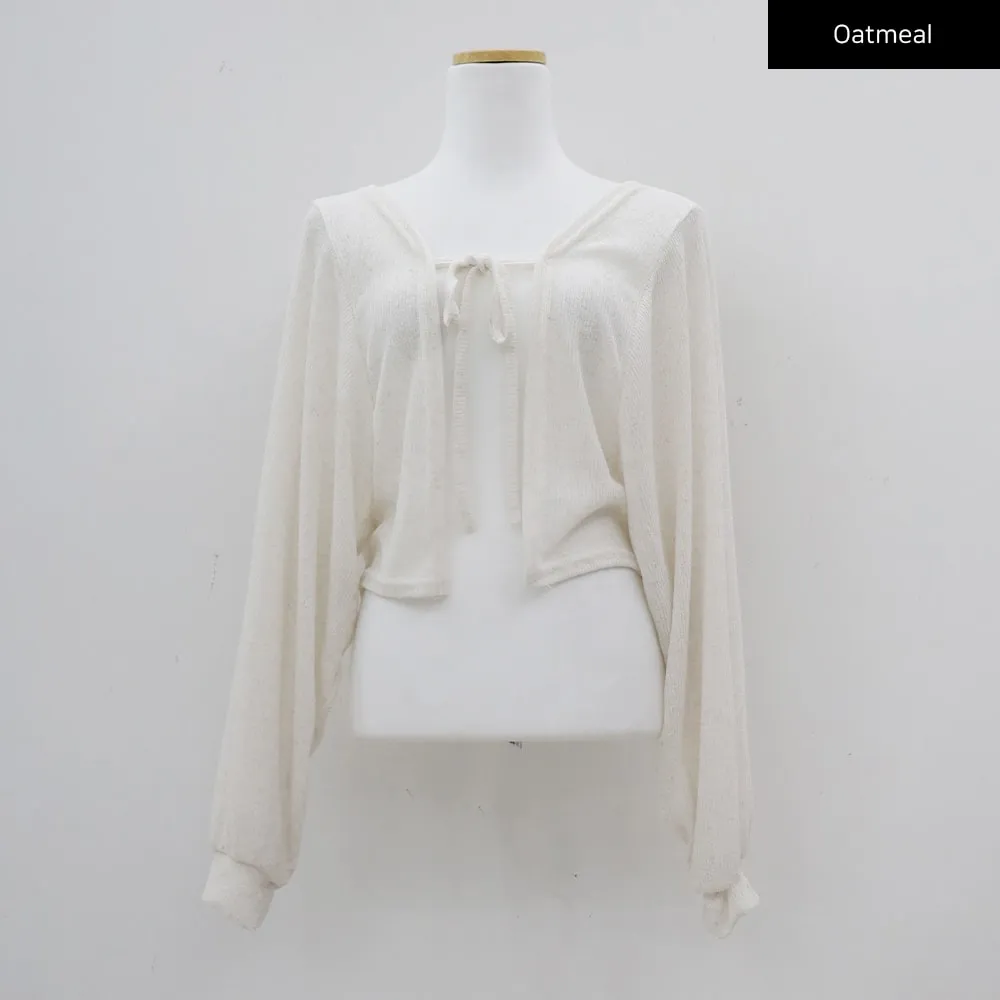 Sheer Loose Fit Bolero CJ08