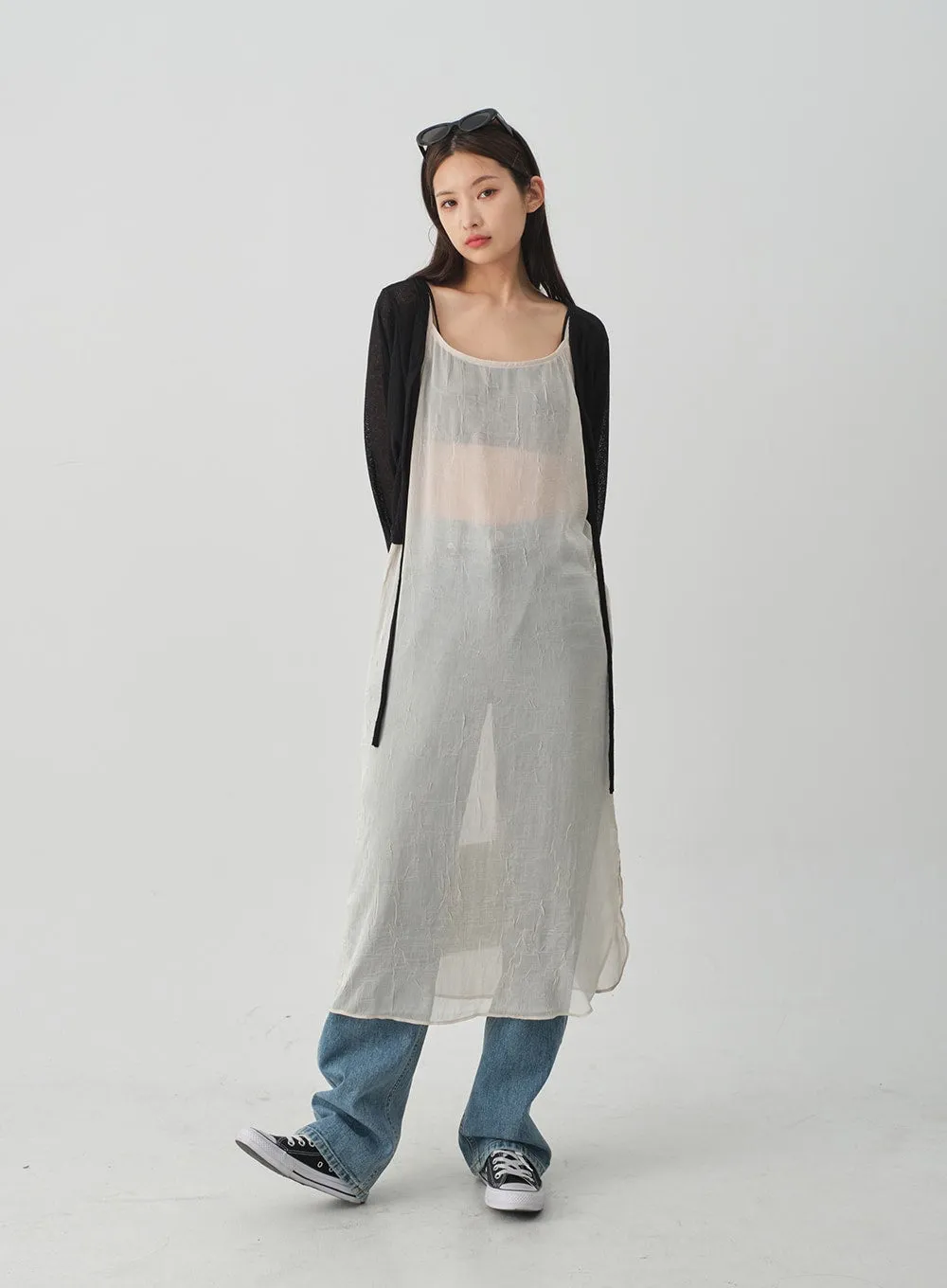 Sheer Loose Fit Bolero CJ08