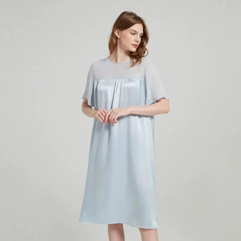 Silk Nightgown – Loose Fit, Minimalist & Comfortable