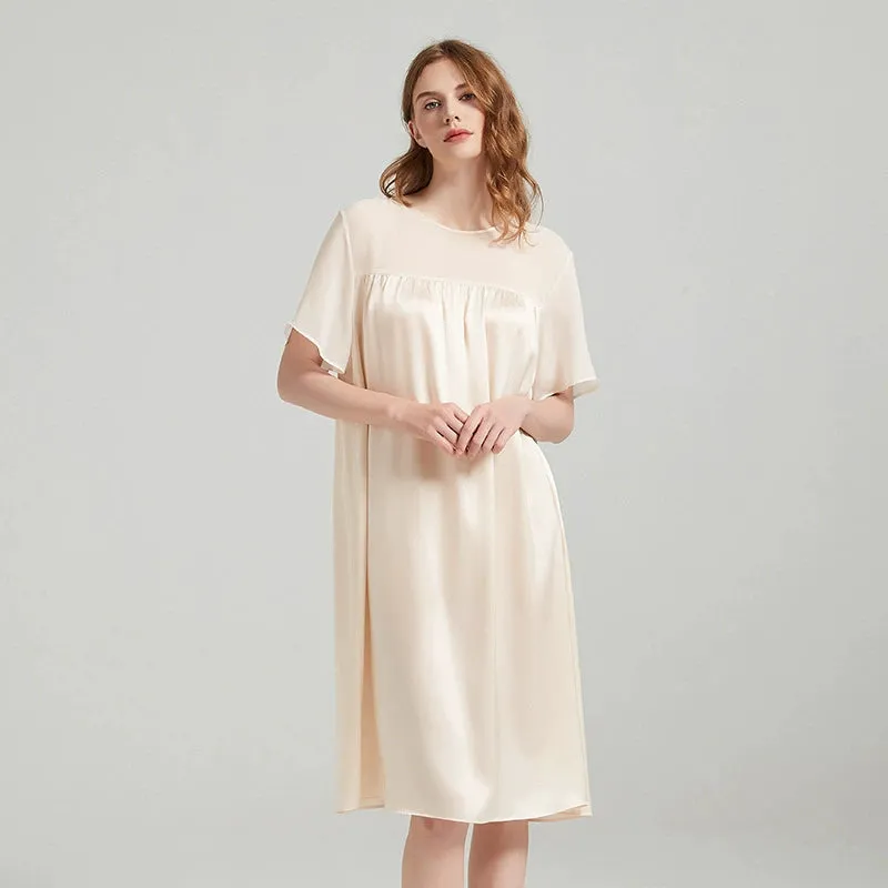 Silk Nightgown – Loose Fit, Minimalist & Comfortable