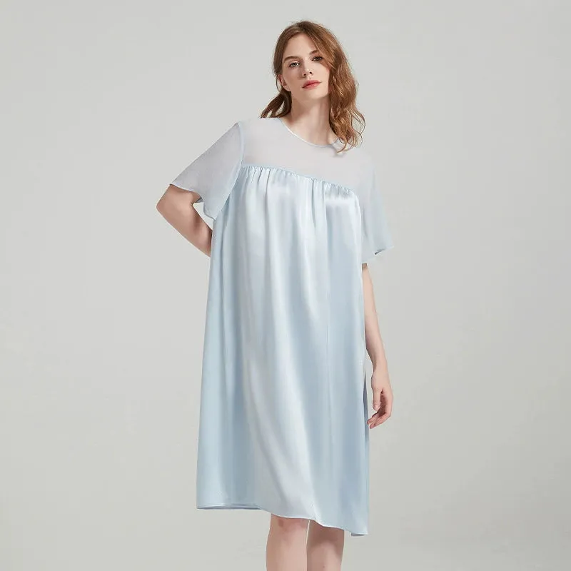 Silk Nightgown – Loose Fit, Minimalist & Comfortable