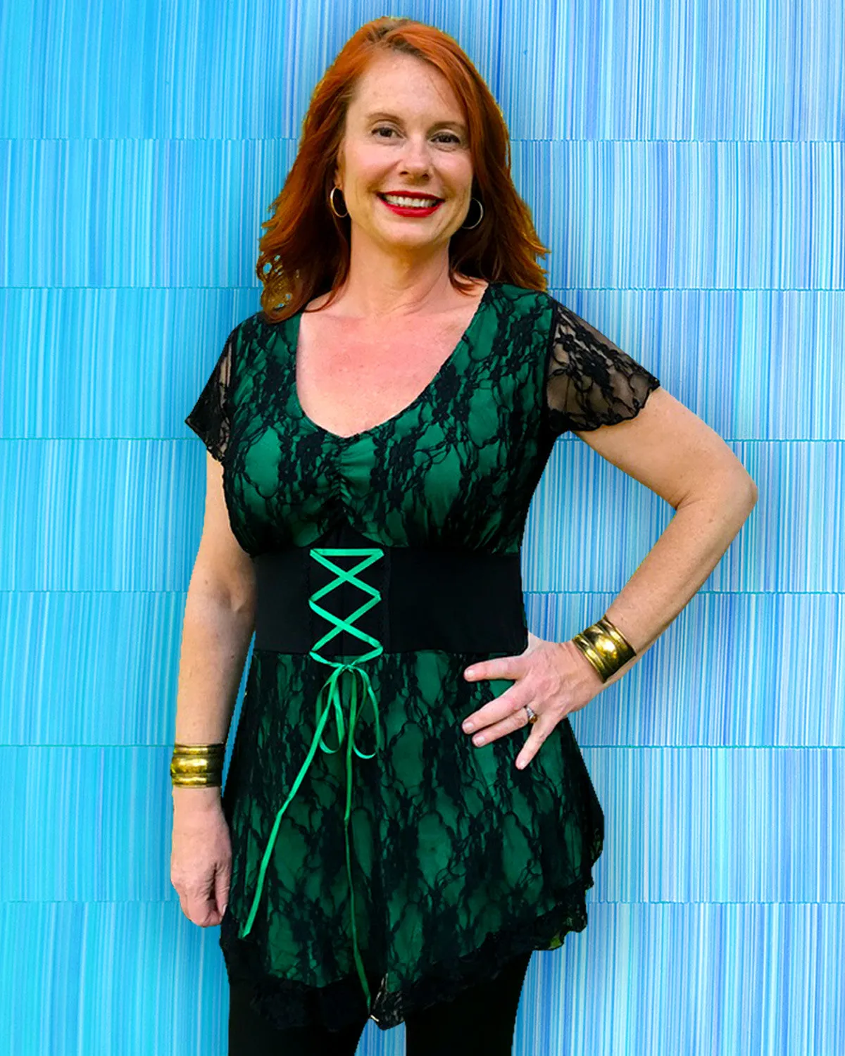 Sweetheart Top in Emerald