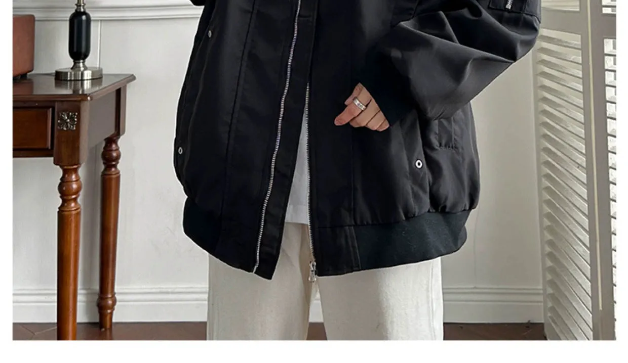 Trendy Spring and Autumn Loose Street Pilot Jacket