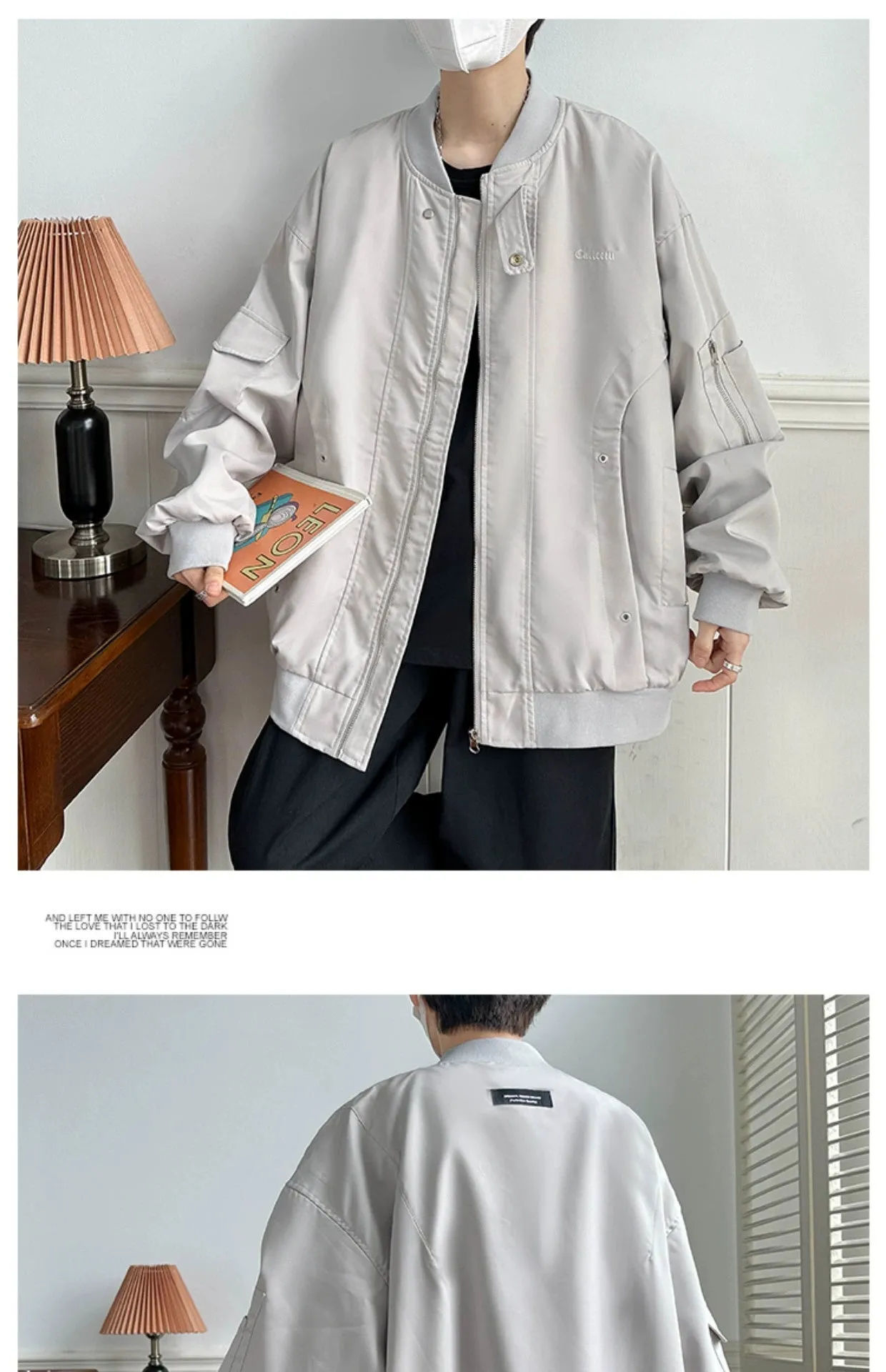 Trendy Spring and Autumn Loose Street Pilot Jacket