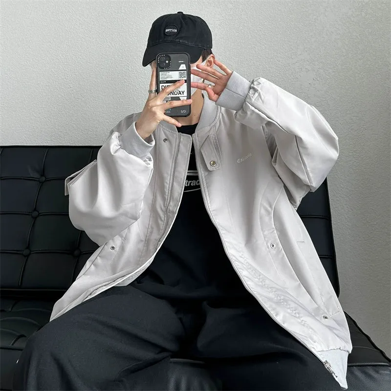 Trendy Spring and Autumn Loose Street Pilot Jacket