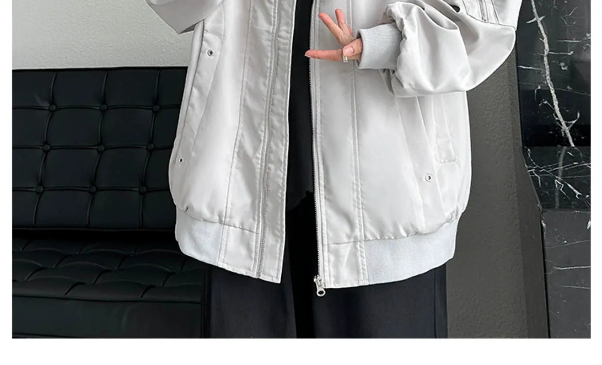 Trendy Spring and Autumn Loose Street Pilot Jacket