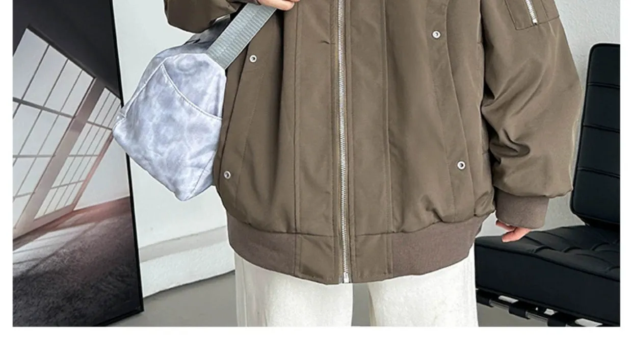 Trendy Spring and Autumn Loose Street Pilot Jacket