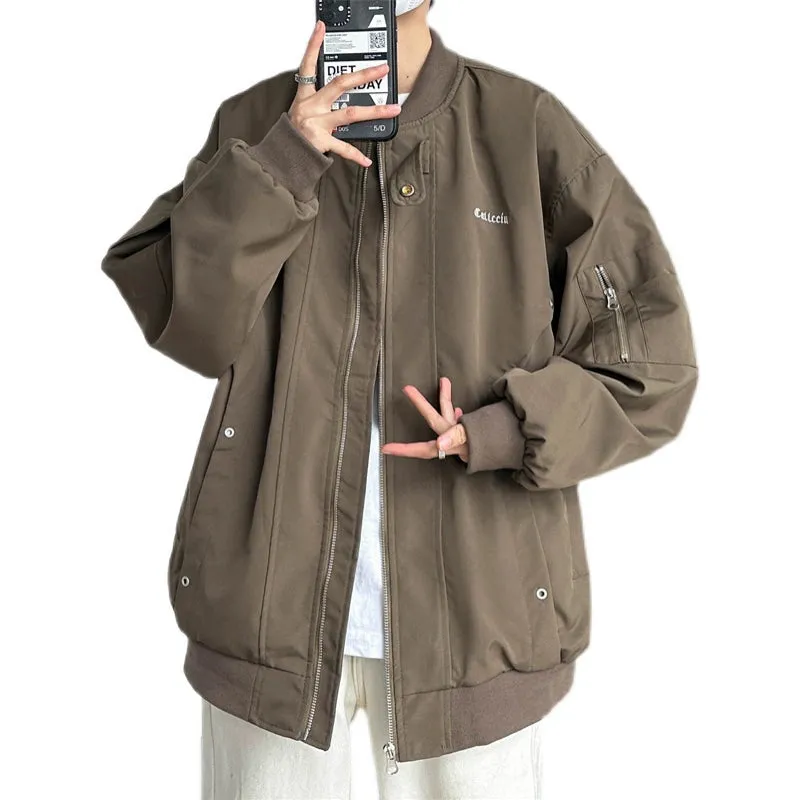 Trendy Spring and Autumn Loose Street Pilot Jacket
