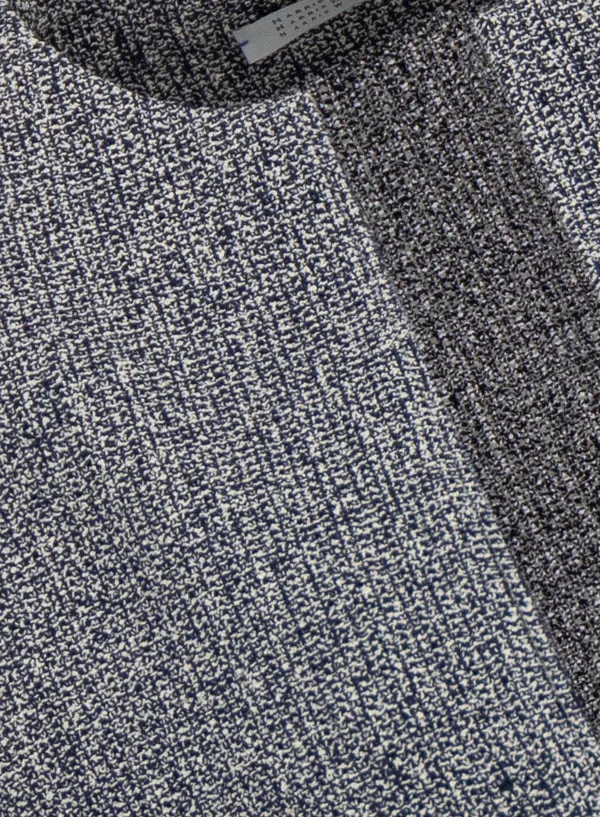 Womens Collarless Jacket w/ S.P. Bicolour Frise